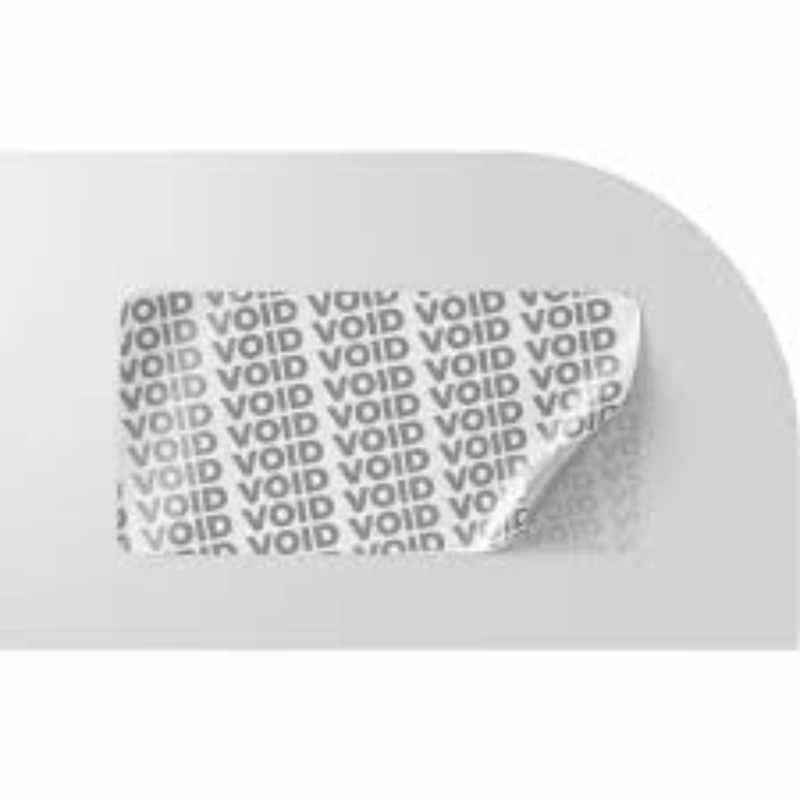 Silver White Void Labels