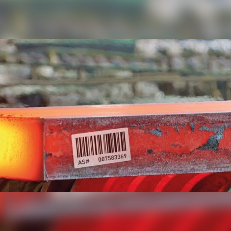 White Heat Resistant lable